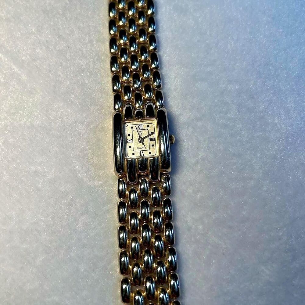 Vintage Paul Sebastian Gold Tone Bracelet Watch